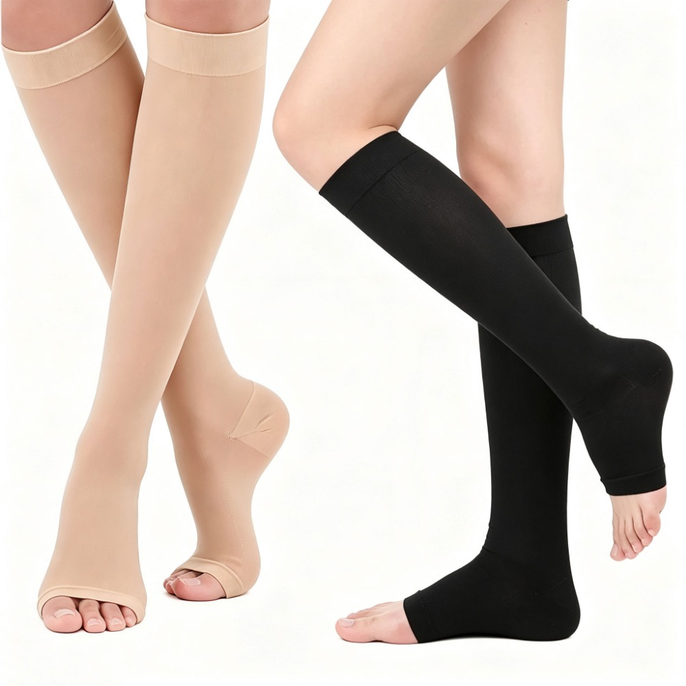 Compression Sock Medical - جوارب ضاغطة بدون أصابع، دعم طبي،