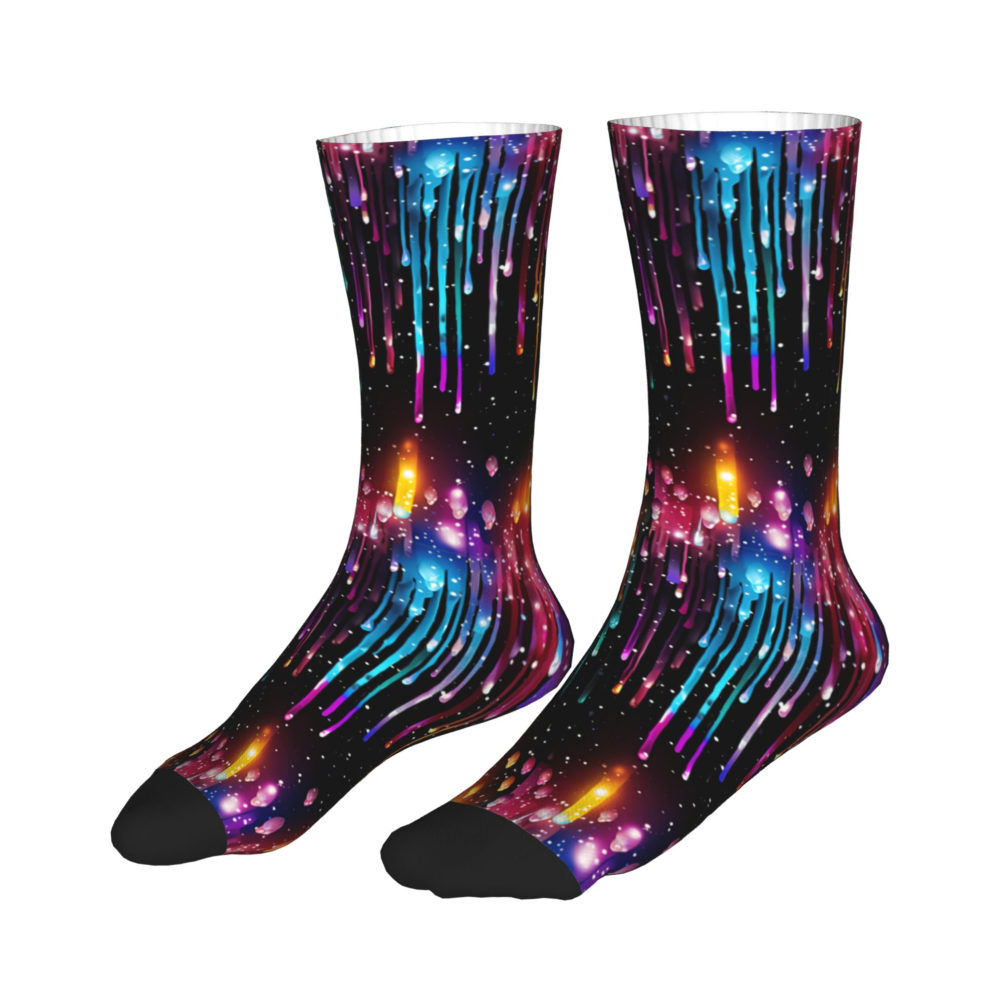 جوارب رجالية لطيفة بنمط قوس قز - مراجعة Dress Sock Men وسعره