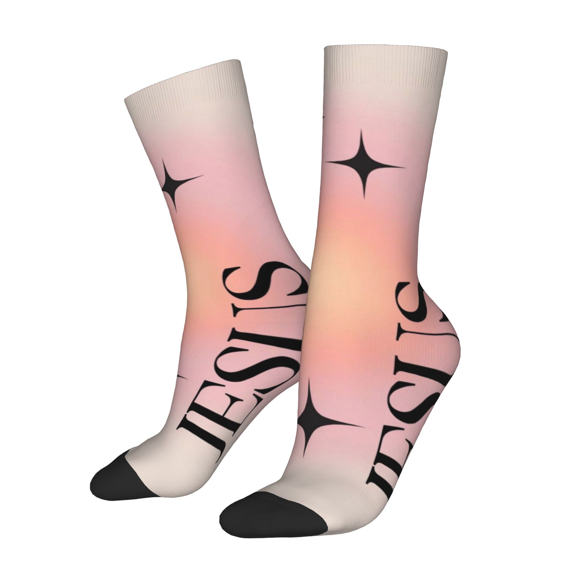 جوارب مخصصة بتصميم يسوع للرجال - مراجعة Dress Sock Men وسعره
