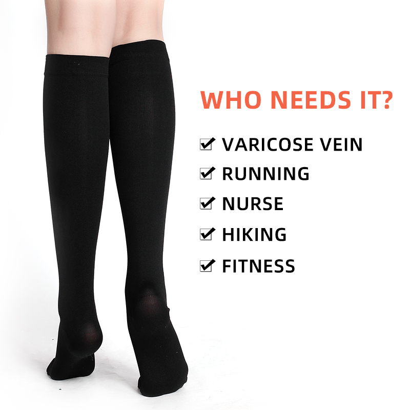 جوارب ضغط طبية مغلقة الأصابع 3 - مراجعة Compression Sock Medical وسعره