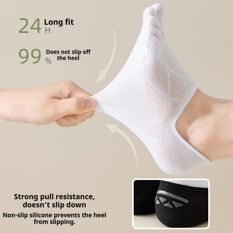 جوارب قطنية قصيرة للرجال بخمسة - مراجعة Toe Sock Split وسعره