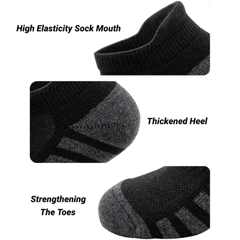 جوارب رياضية قصيرة للرجال والن - مراجعة Athletic Sock Cushion وسعره